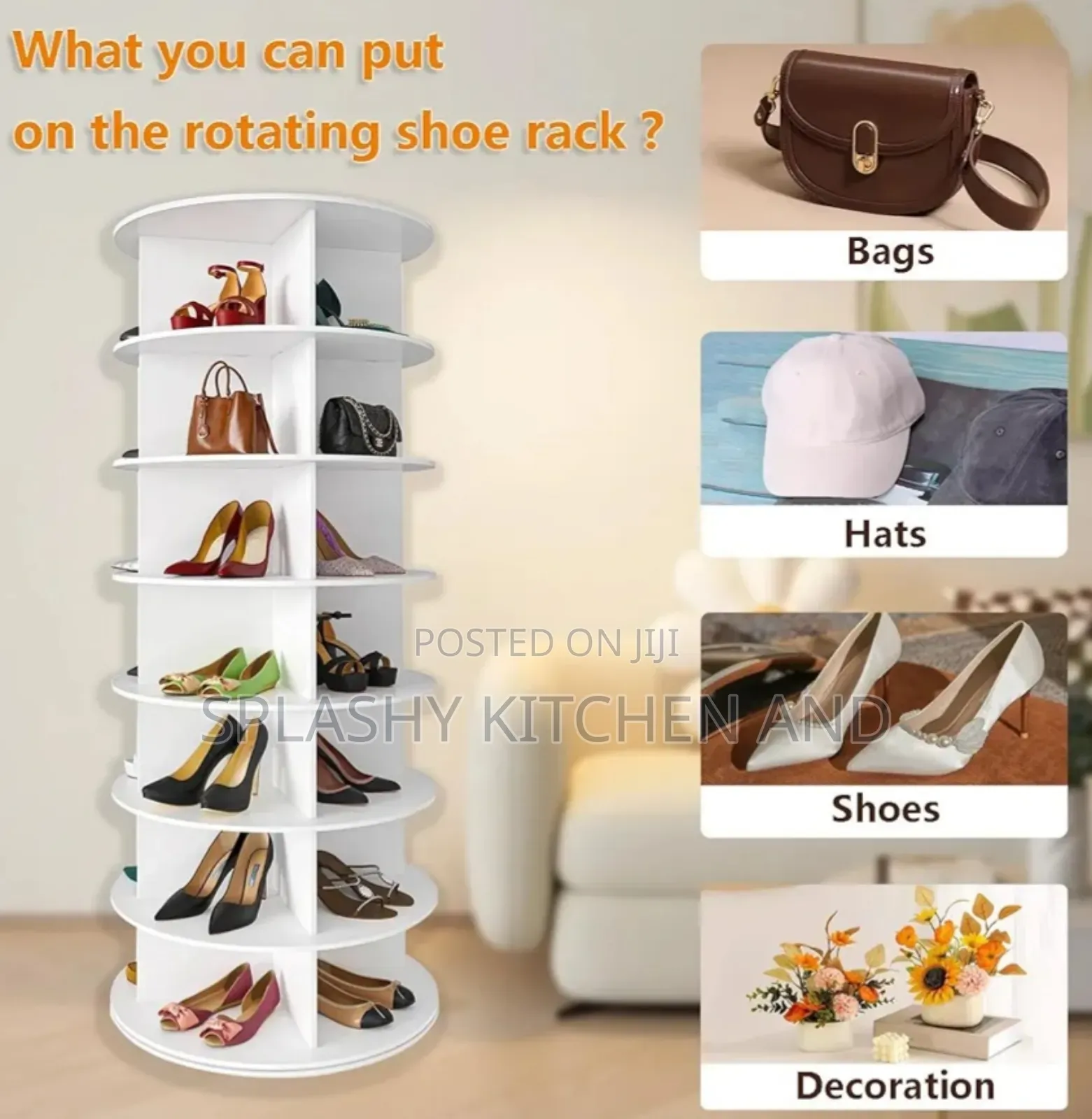 Rotating Shoe Rack