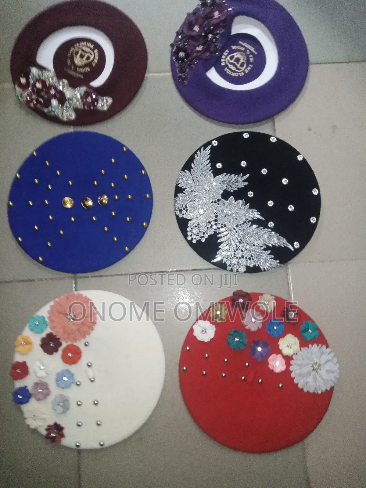 Embellished Berets