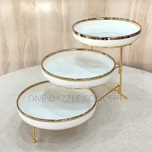 3 Tier Ceramic Tray