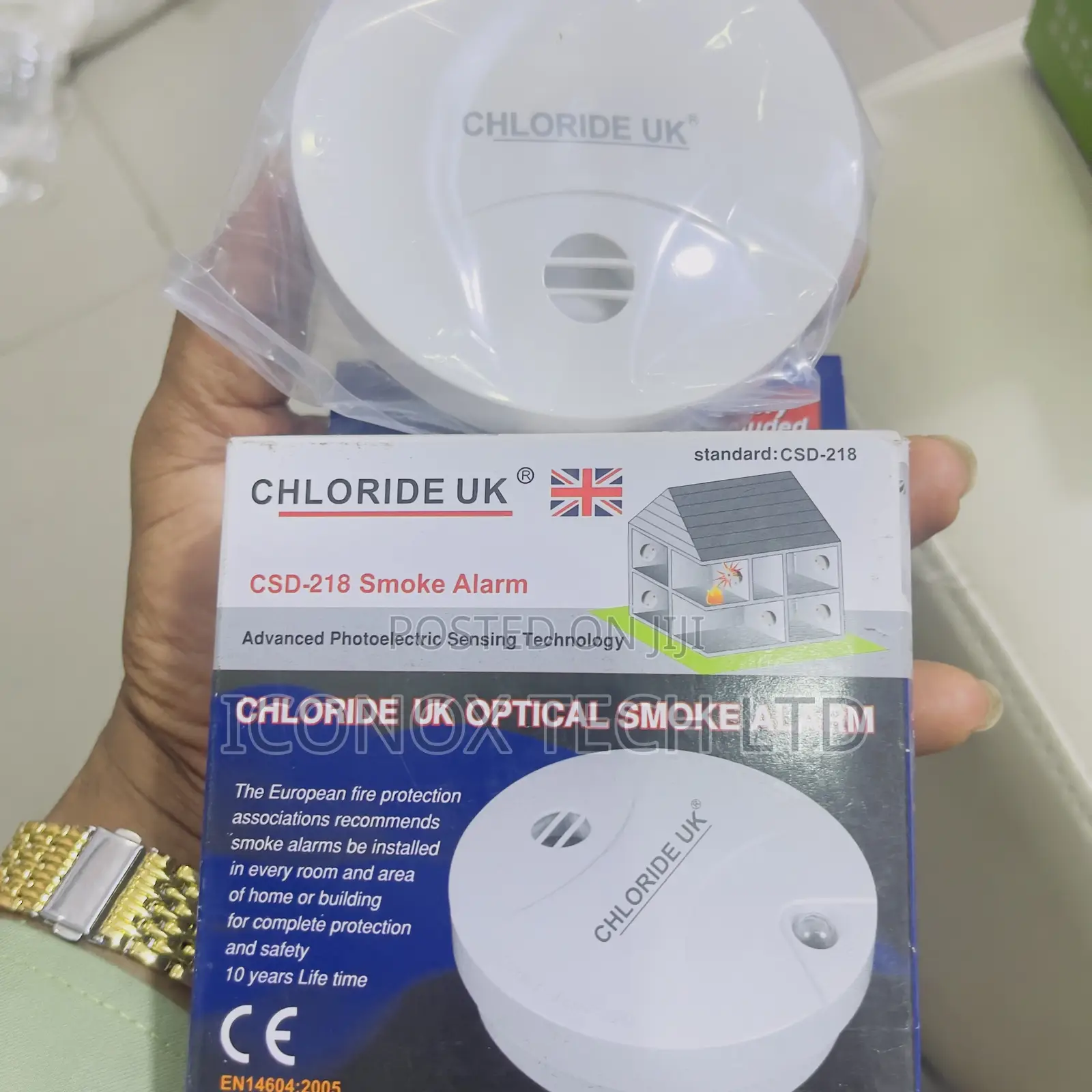 Chloride Uk Standalone Smoke Alarm (9v) CSD-218