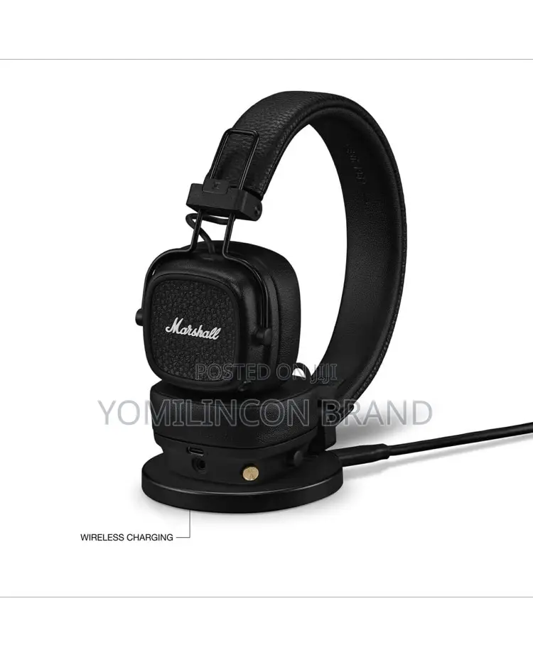 Marshall Major V On-ear Wireless Bluetooth Headphones - Black