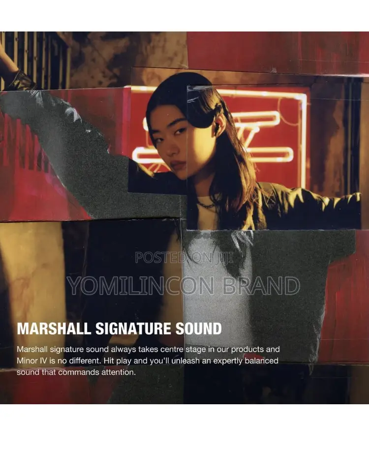 Marshall Minor Iv True Wireless Earbuds - Black