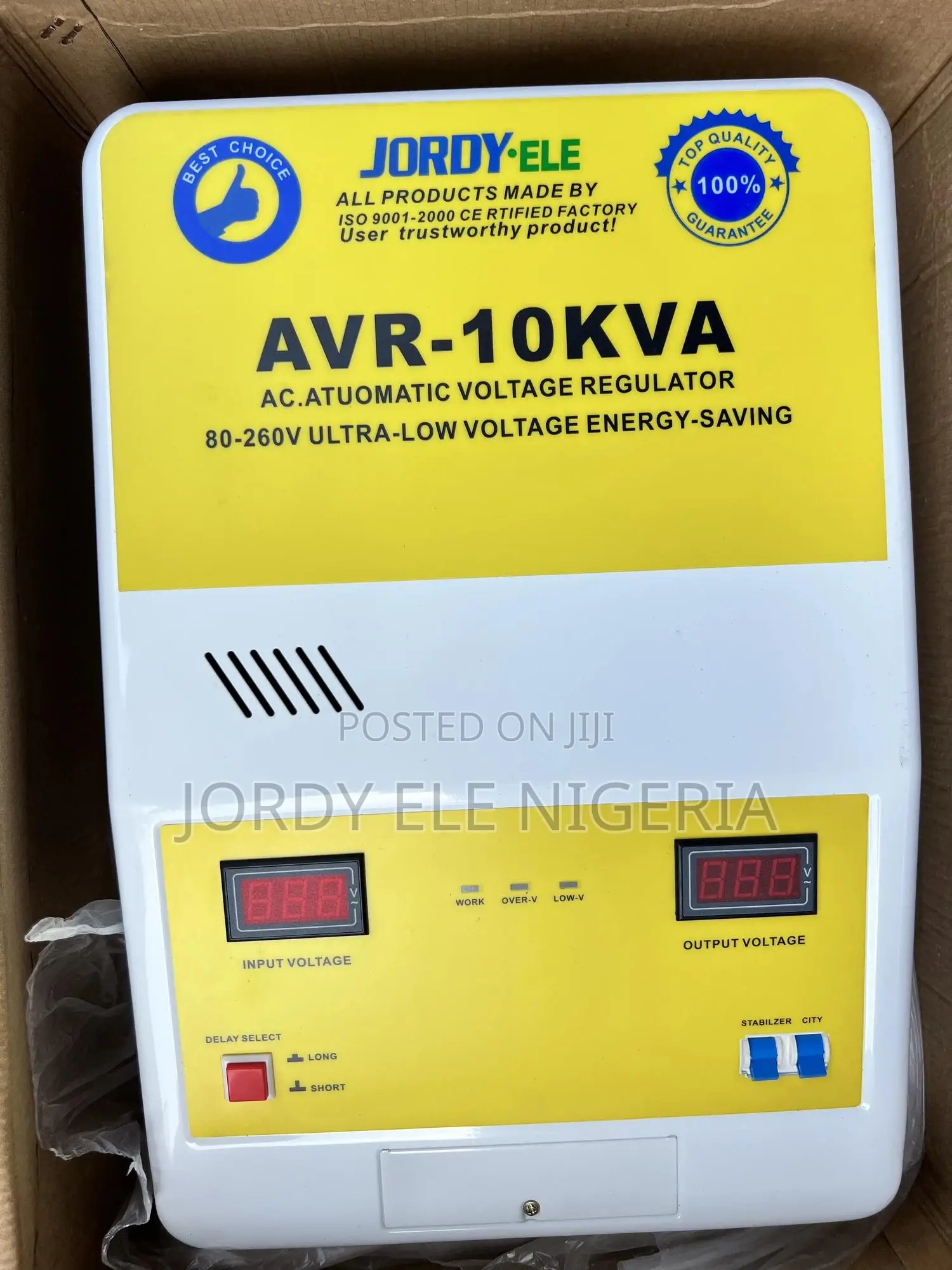 10 Kva Automatic Voltage Regulator/Stabilizer 80-280v