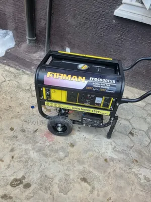 Brand New And Improved Firman Fpg4800e2 Black 4.5kva Generator Set