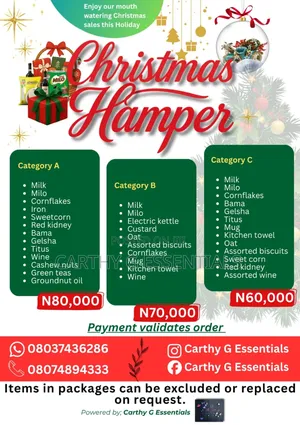 Christmas Hamper and Gift Items