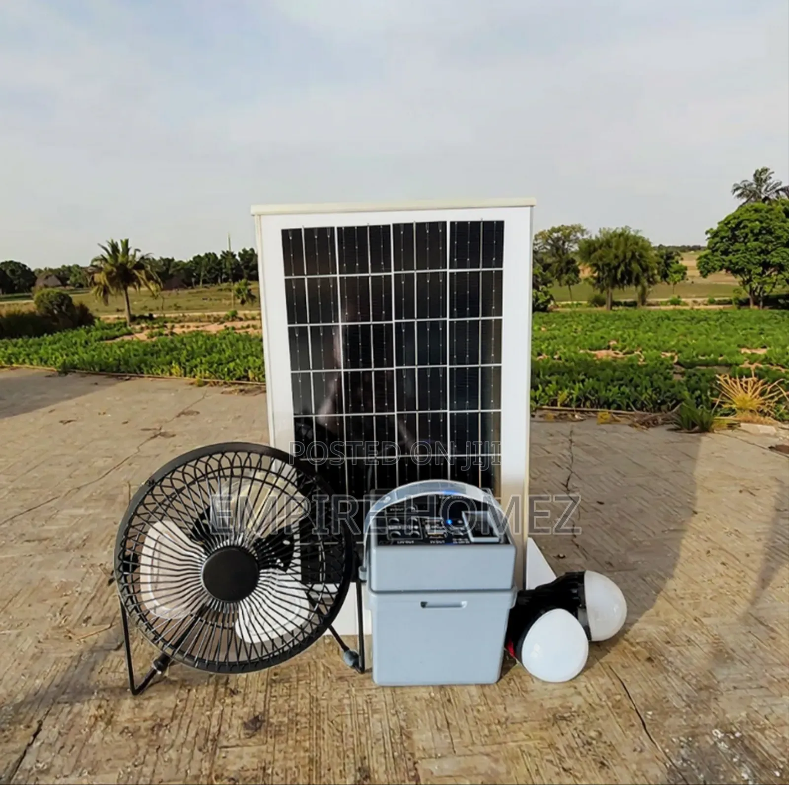 Mini Solar Energy Kit Lighting System With 12w Solar Panel