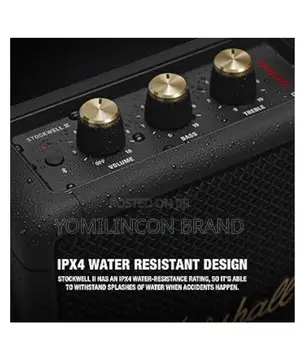 Marshall Stockwell Ii Portable Bluetooth Speaker, Black