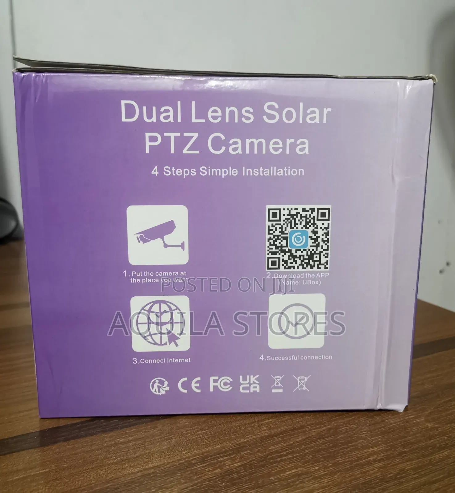 6mp Dual Lens Solar Powered Ptz Security Camera