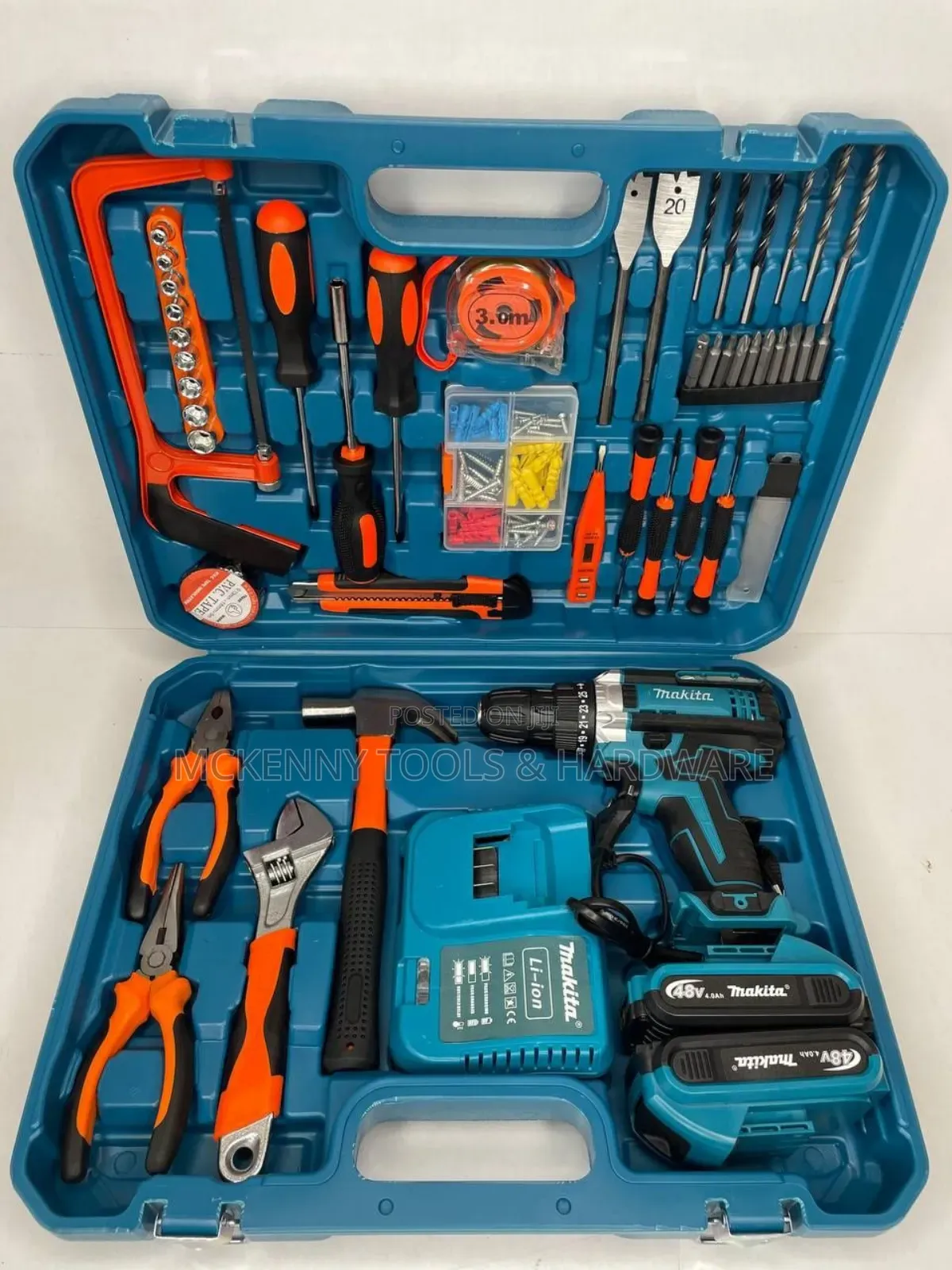 Bosch Cordless Drill And A Comprehensive Tool Kit