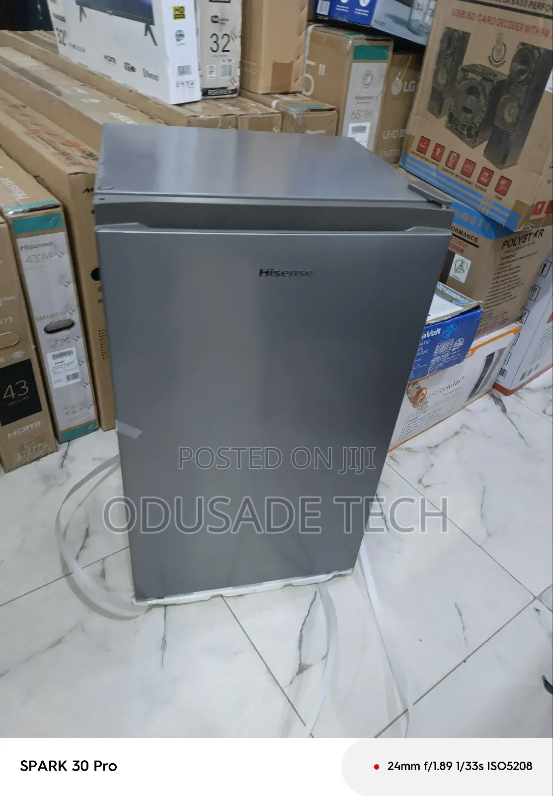 Fastcooling Hisense Single Door 90l Refrigerator