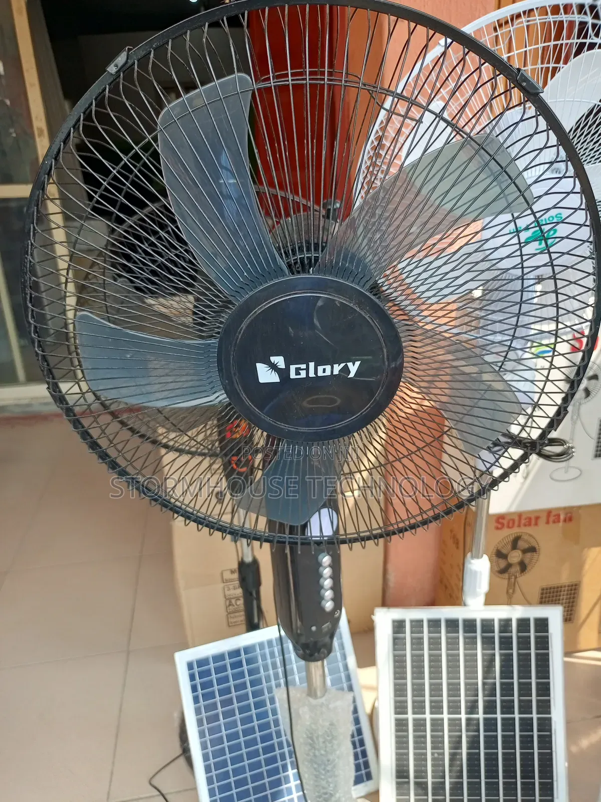Solar 16" Fan