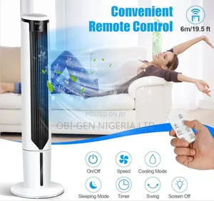 Air Cooler Featuring Ice Pack Compartments, Remote Control Set