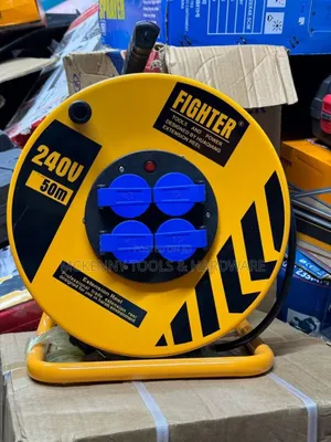 Fighter Tools And Power Extension Reel, A Heavy-duty Electrical