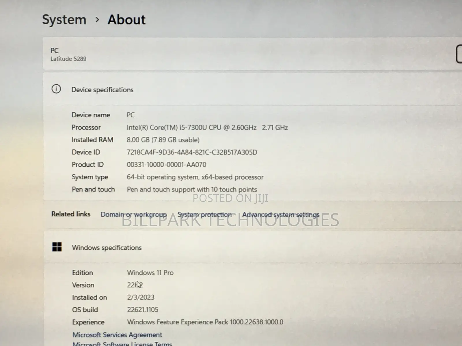 Laptop Dell Latitude 5289 8GB Intel Core I5 SSD 256GB