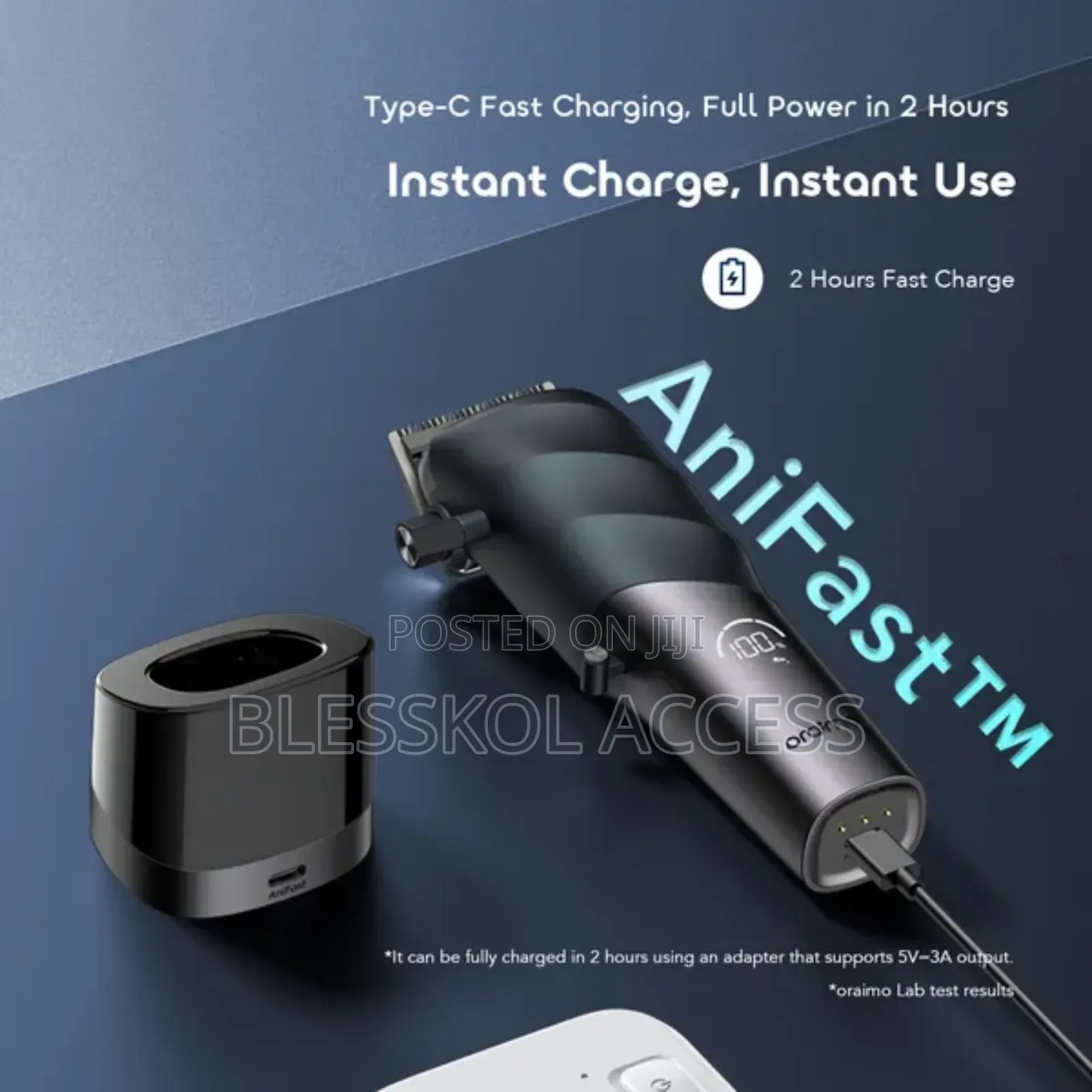 Oraimo Mastercut Pro 4500mah Anishavetm Smart Clipper