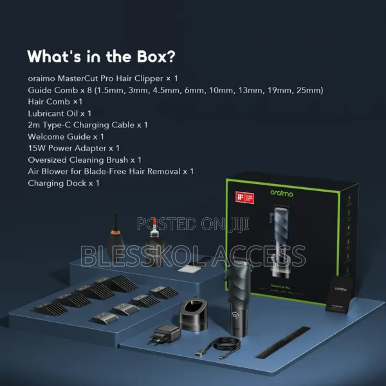 Oraimo Mastercut Pro 4500mah Anishavetm Smart Clipper