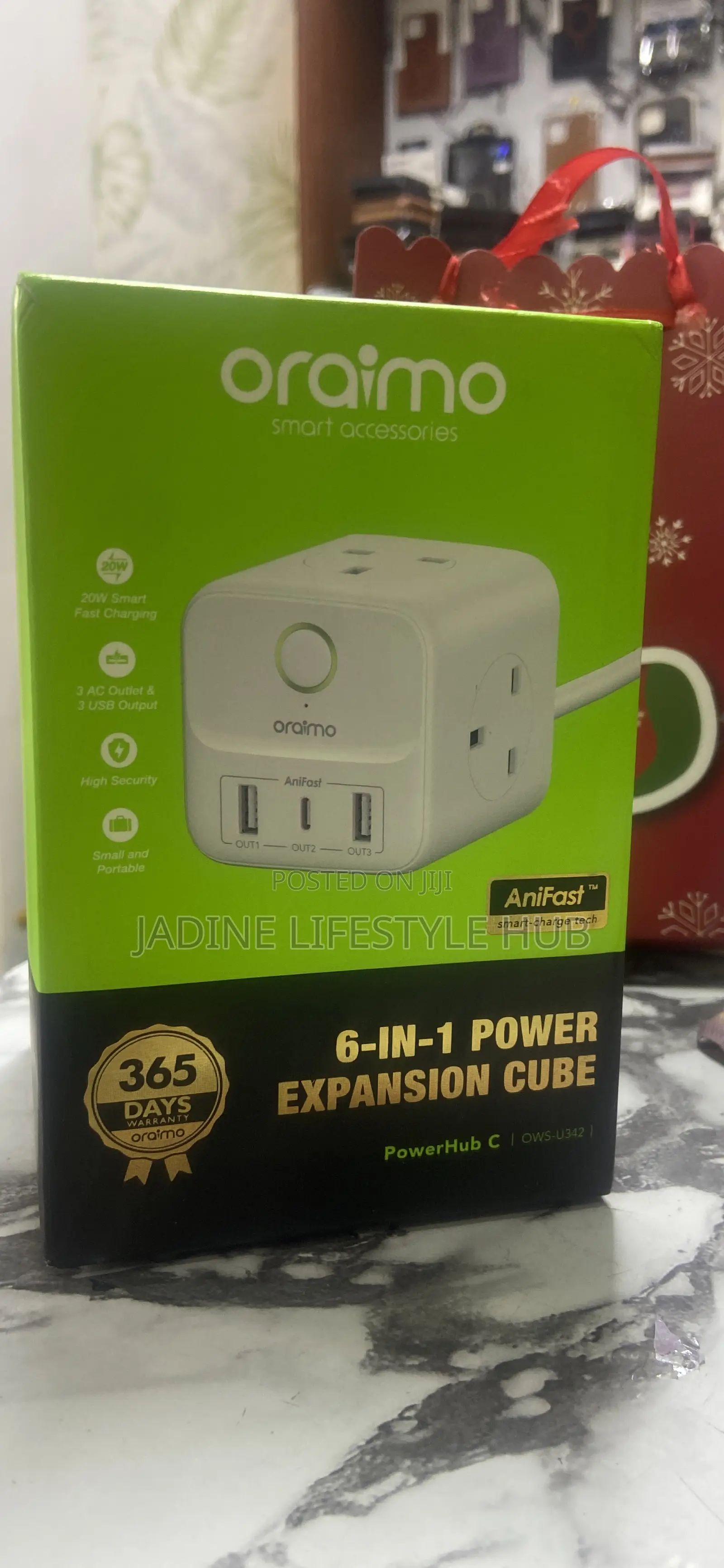 6in1 Power Extension Cube