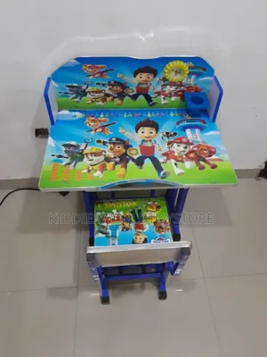 Learning Desk Cartoon Character