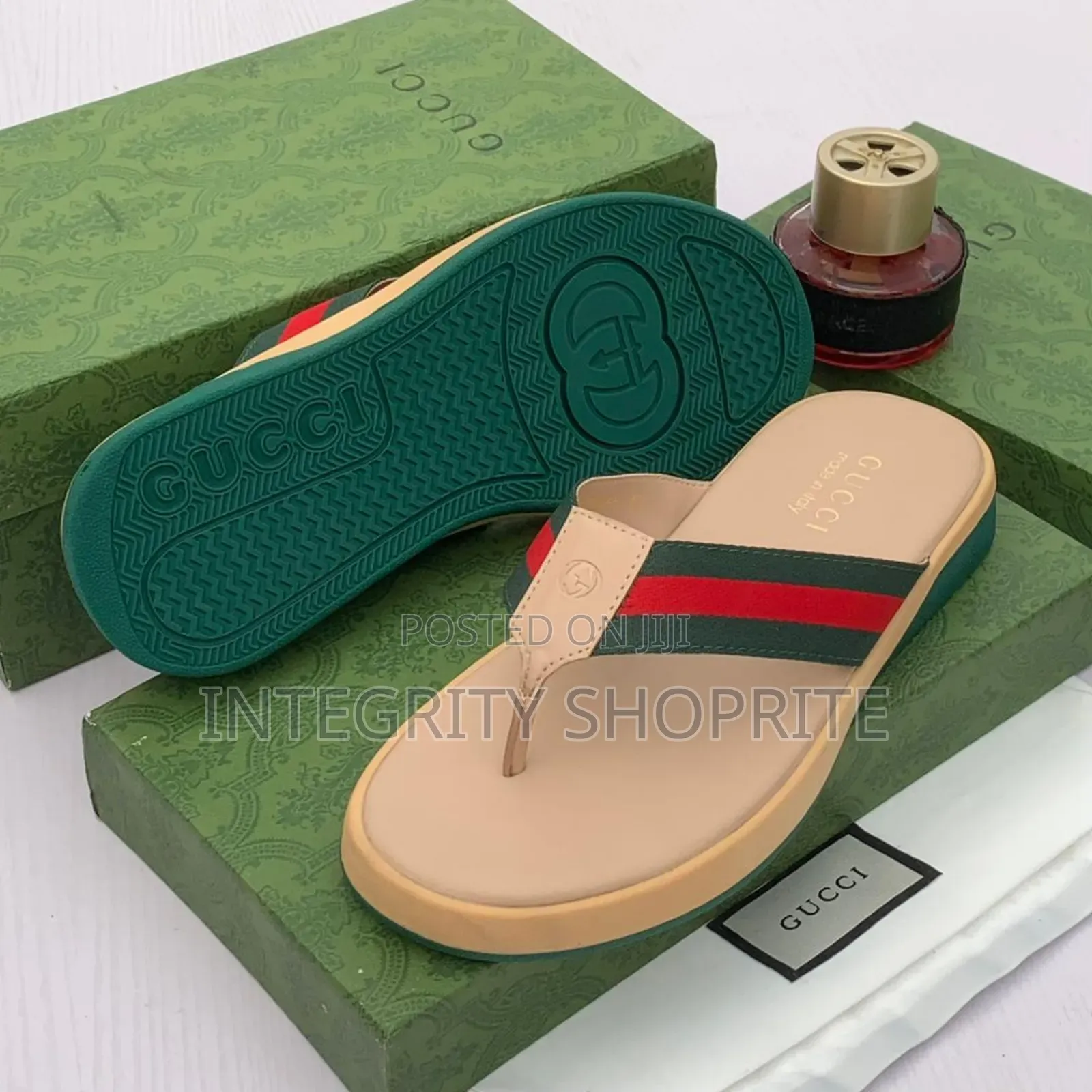 Gucci Leather Slip-On