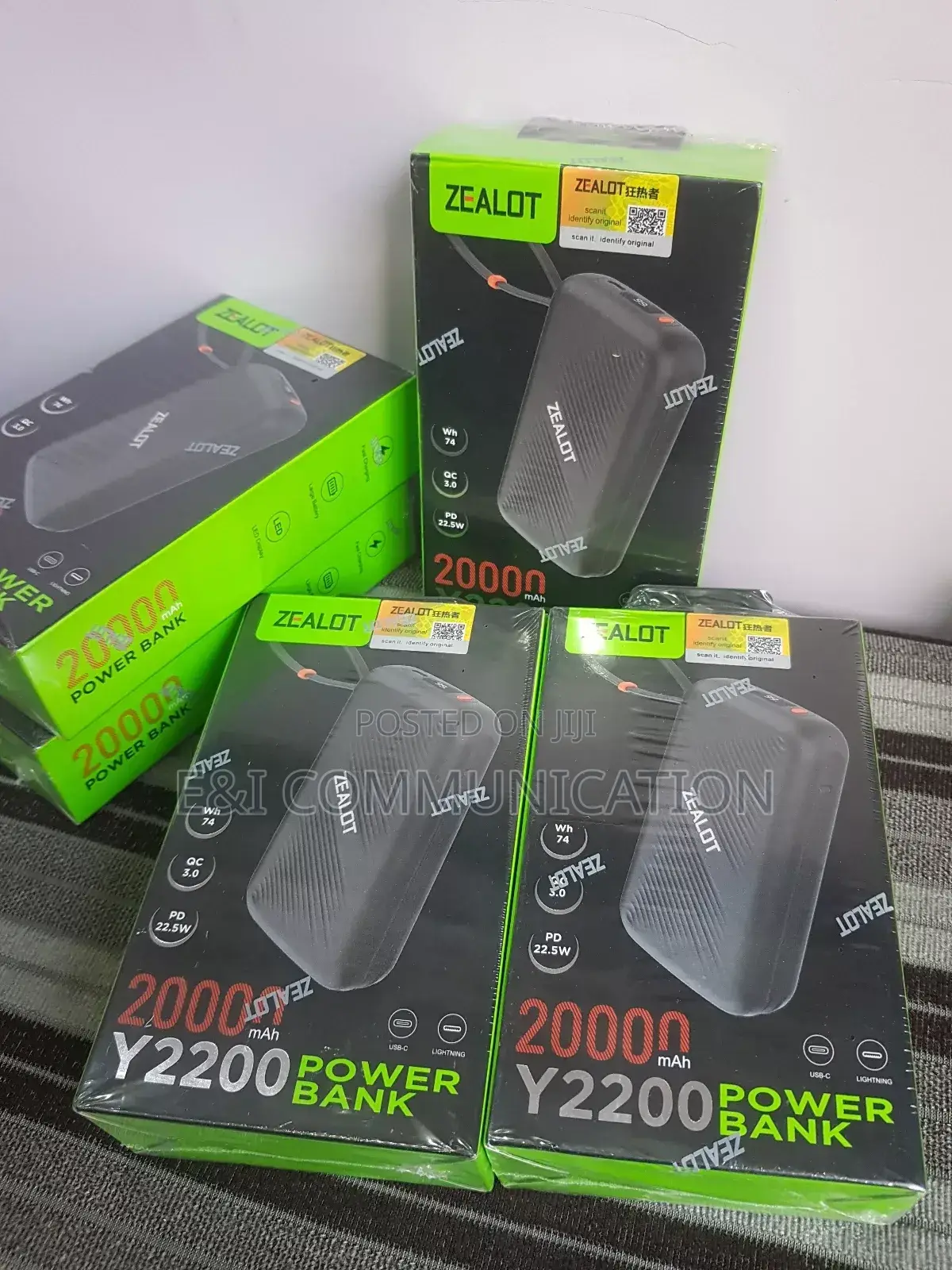 20000mah Zealot Power Bank