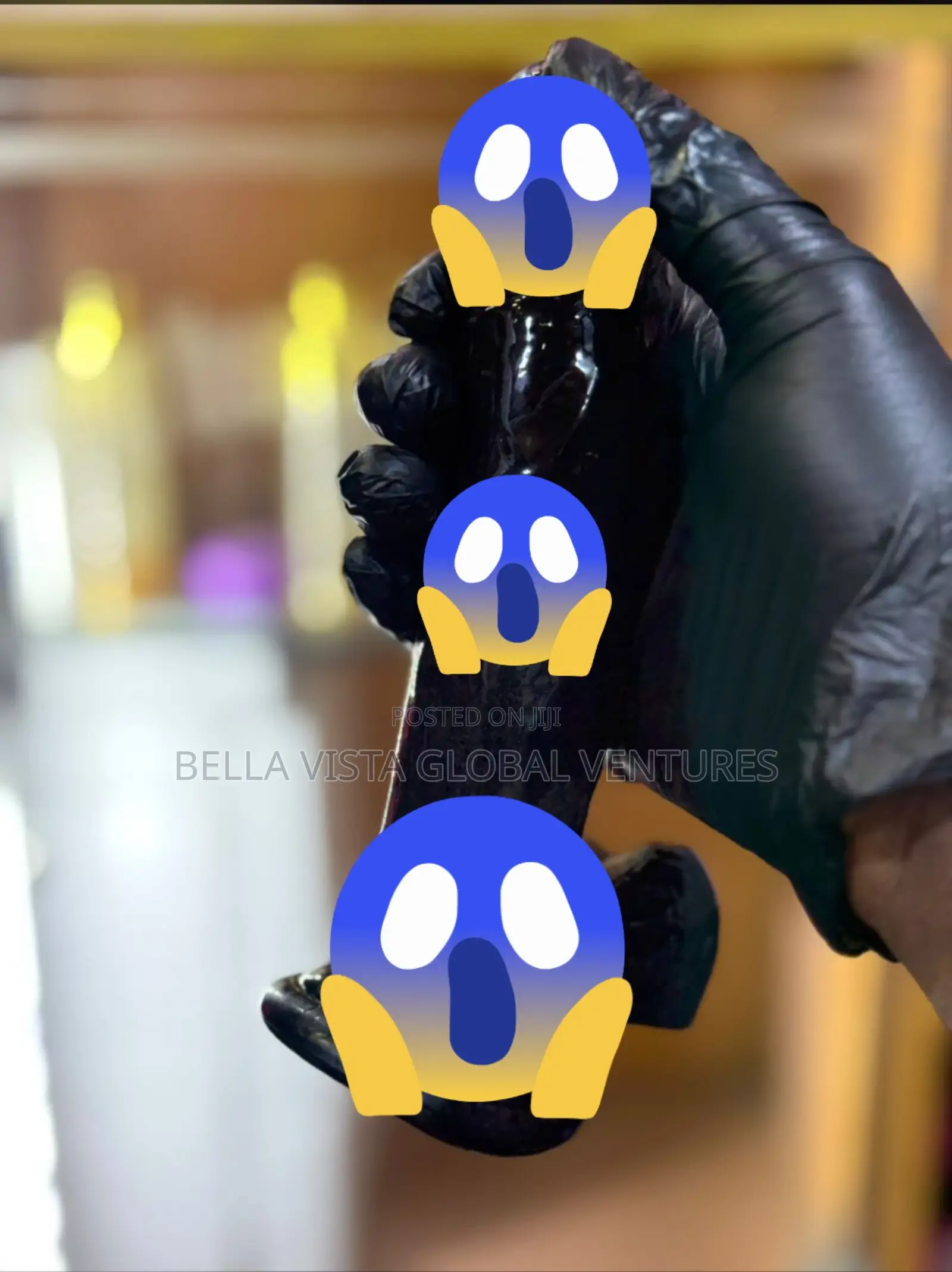 9 Inches Realistic Black Dildo With Balls