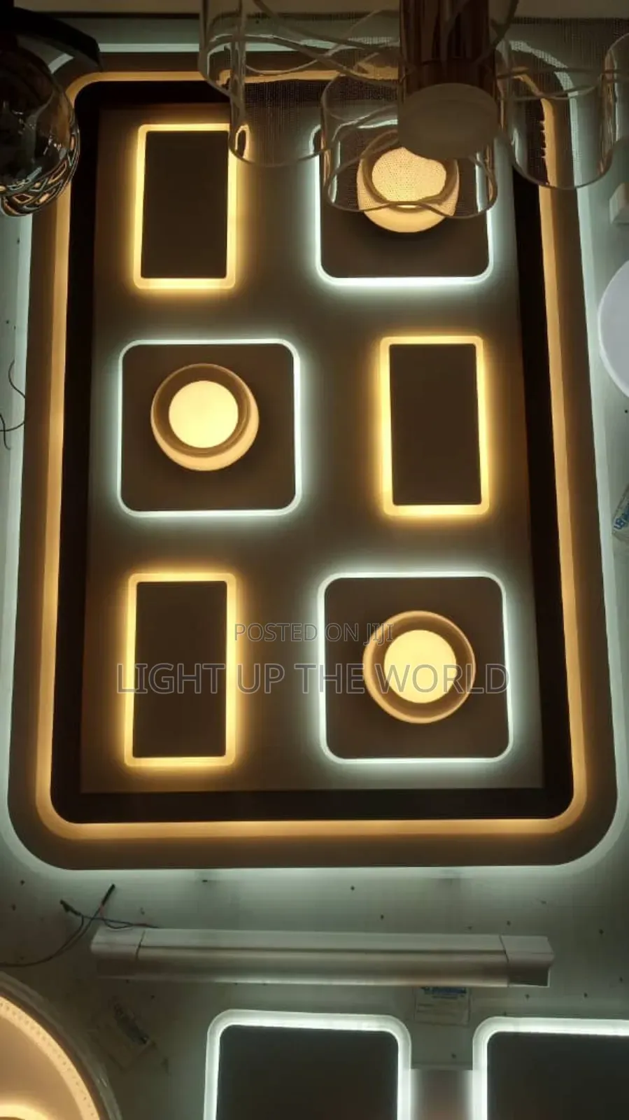Ceiling Lights Square With Numerous Led Lights