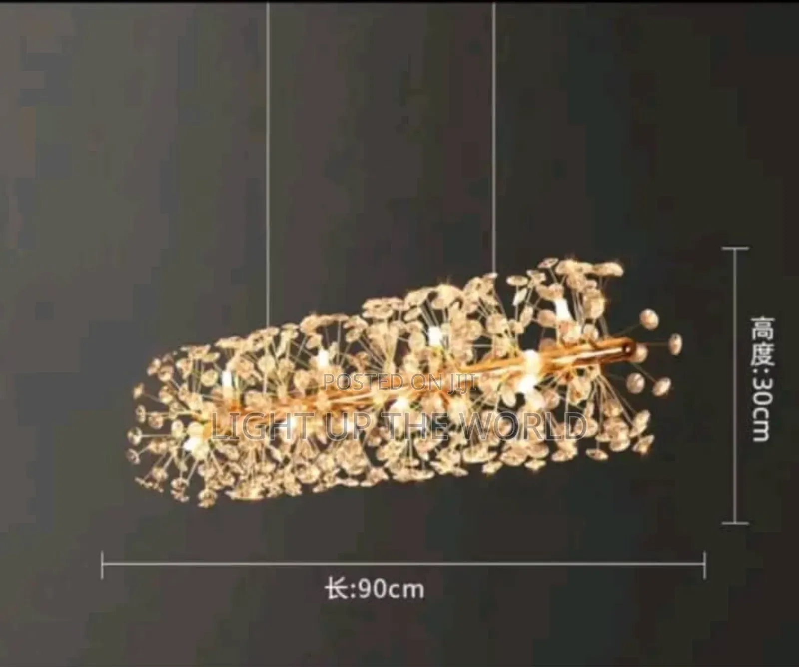 Luxury Modern Chandelier ( Gold  )