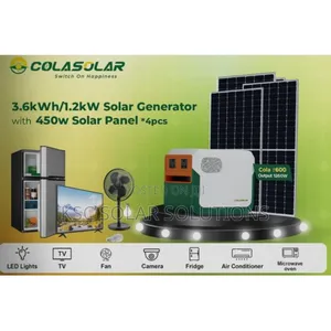Cola Solar 3600wh Solar Generator