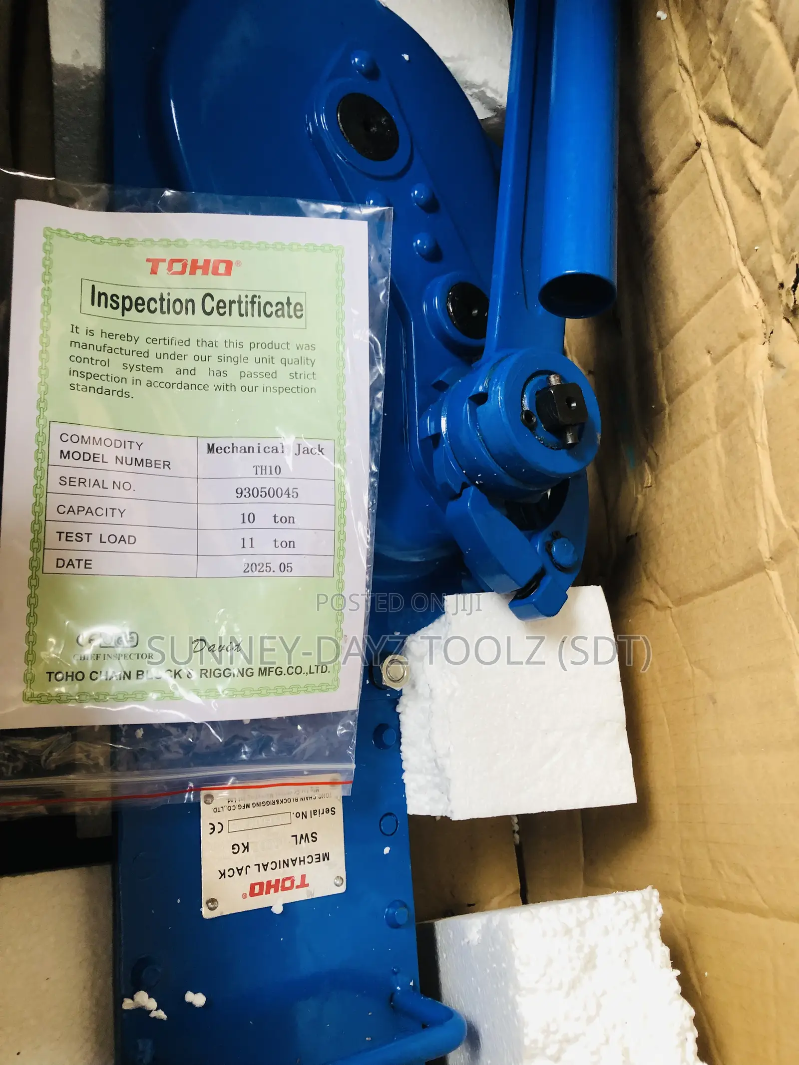 10t Mechanical Jack