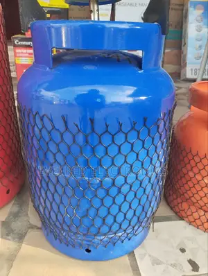 Original 5kg Gas Cylinder With Burner and Black Sitter