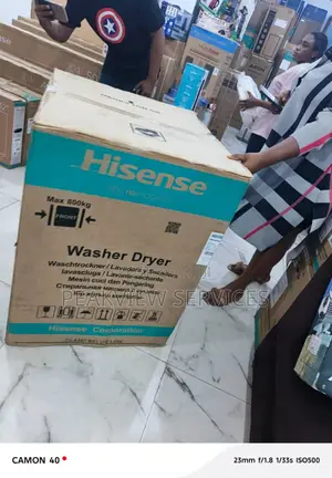 Front Load 12kg Wash and Dry by Hisense