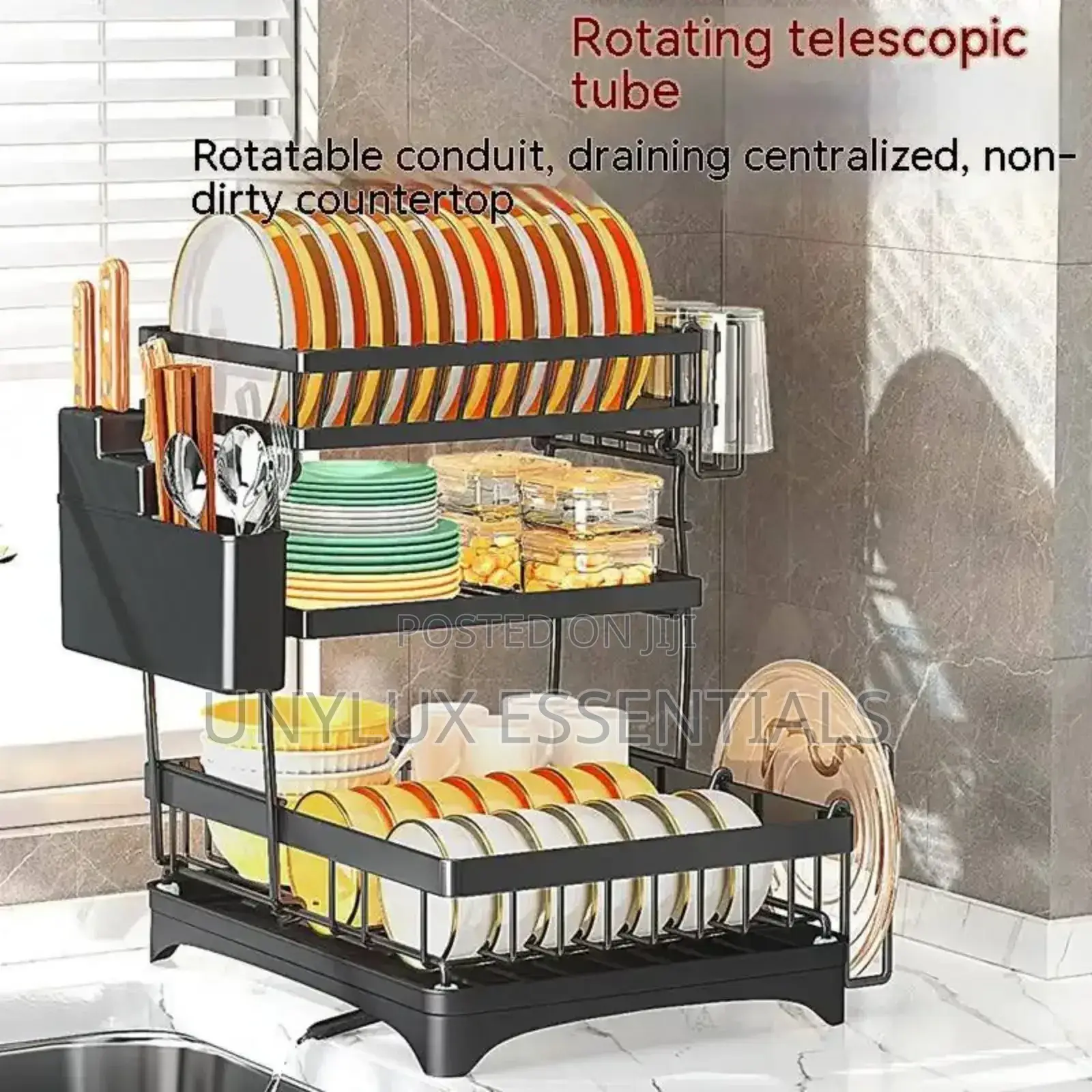 3tiers Kitchen Dish Drainer Rack