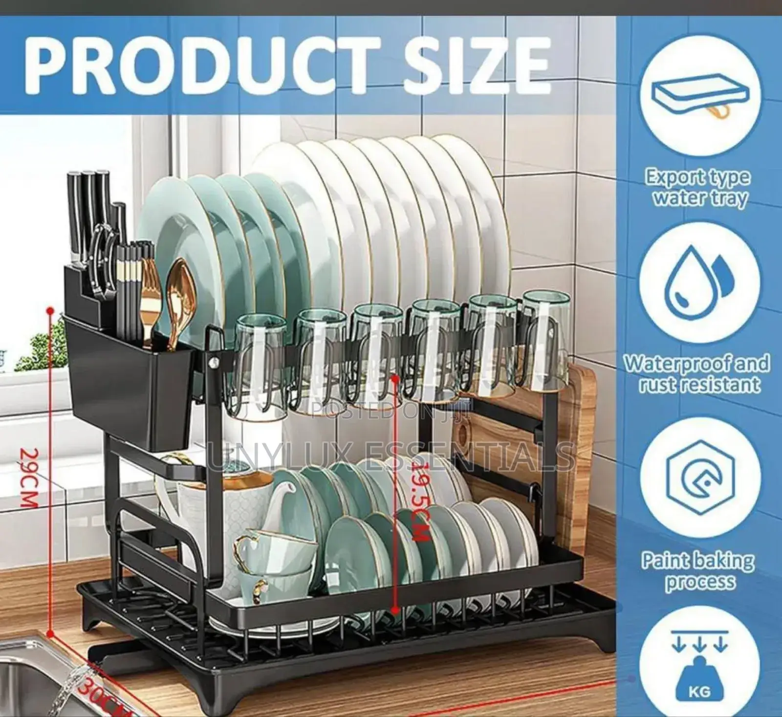 3tiers Quality Dish Rack