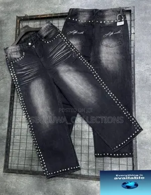 High Quality Men's Baggy Bling Denim Pants
