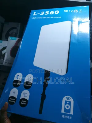 L3560 Led Panel Light With Tripod Stand Remote Control
