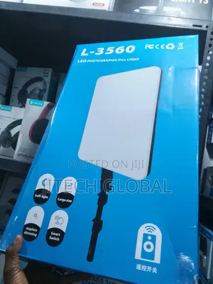 L3560 Led Panel Light With Tripod Stand Remote Control