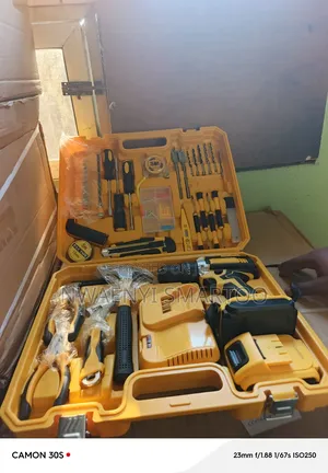 Tools Box With Battery Drilling Machine