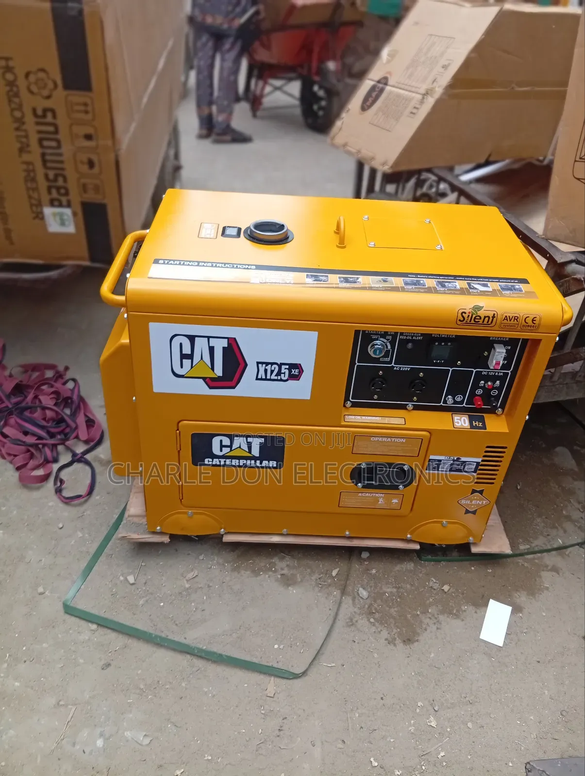 Original 12kva Cat Diseal Soundproof Generator