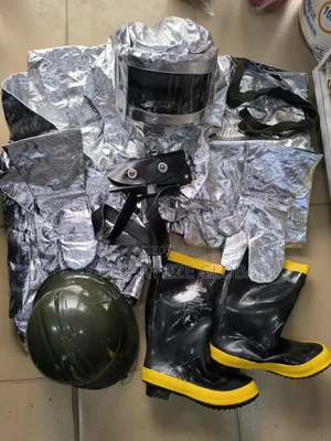Aluminum/Foil Fireman Suit (Complete Set)