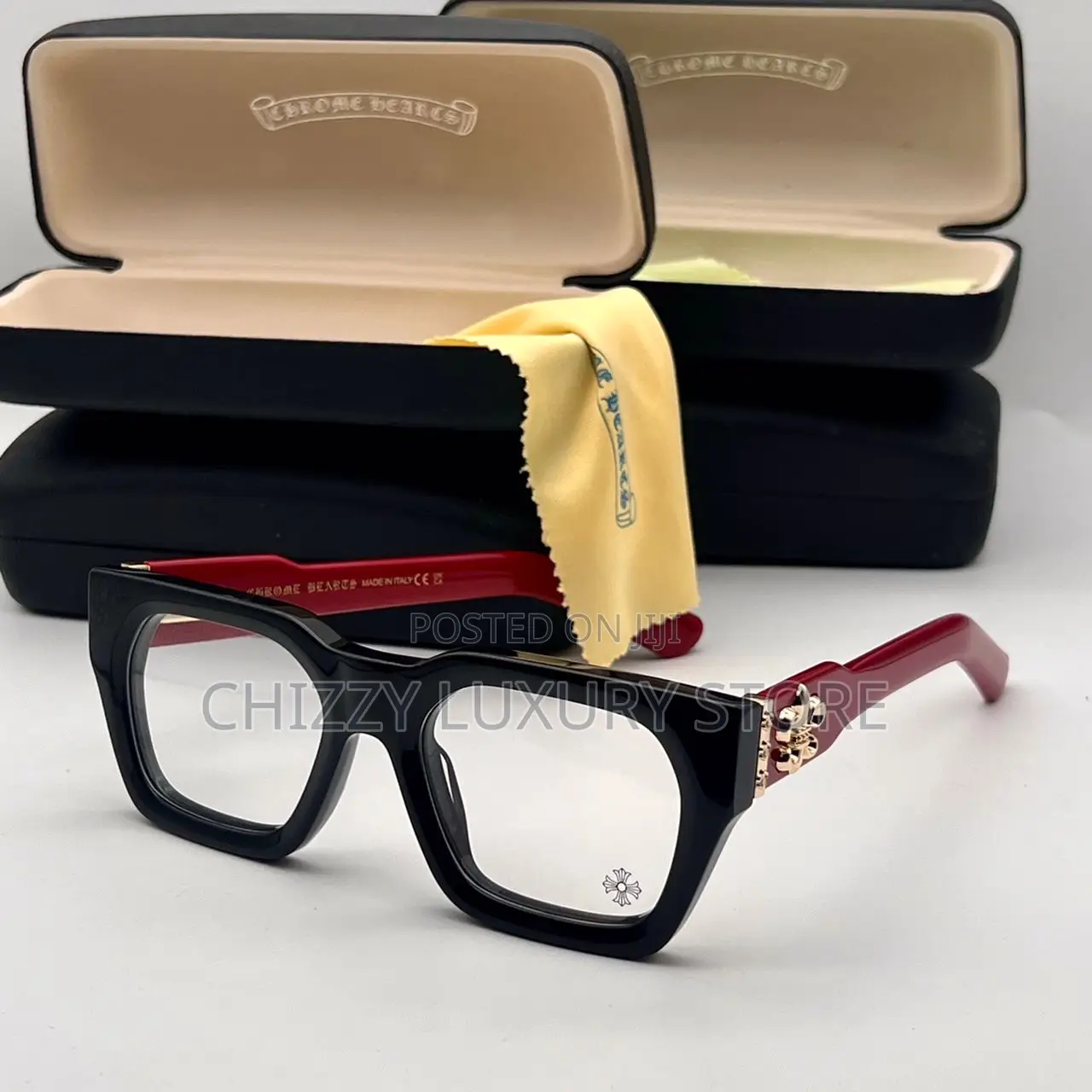Chrome Hearts Quality Luxury Ladies Frame Glasses for sale - Chizzy ...