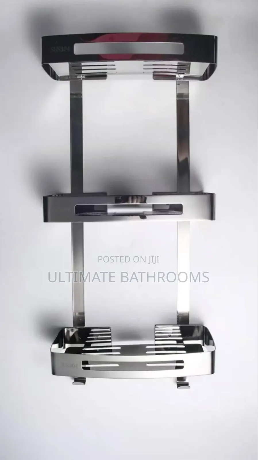 304 Stainless Steel 3 in 1 Storage Shelf
