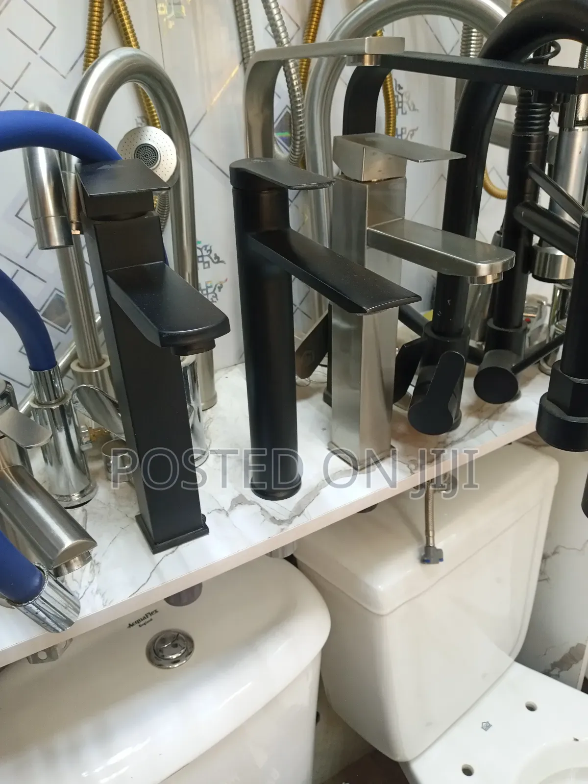 Long Basin Mixer Tap and Single