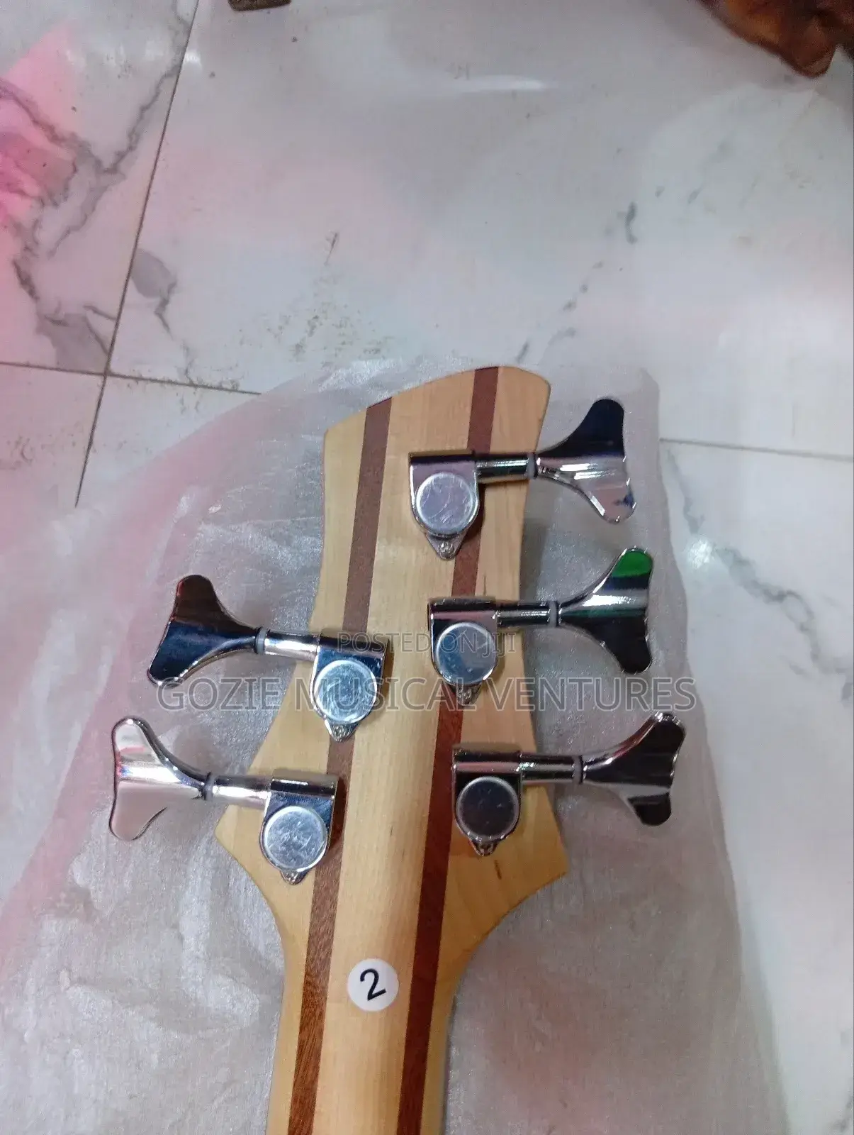 Luxars Five String Active Bass Guitar