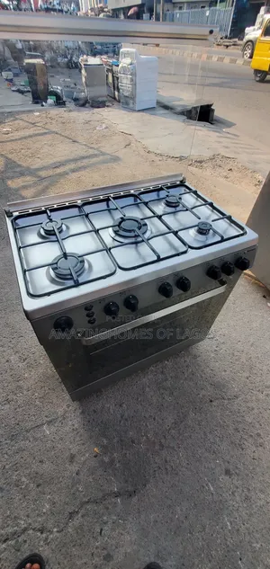 60by90 Cm Standard 5 Burners Gas Cooker With Gas Oven and Grill