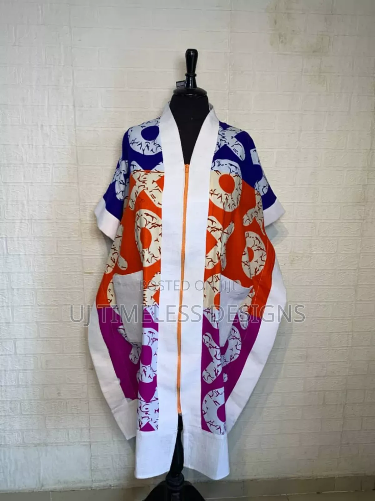 Multipurpose Three-Quarter Ankara Jacket