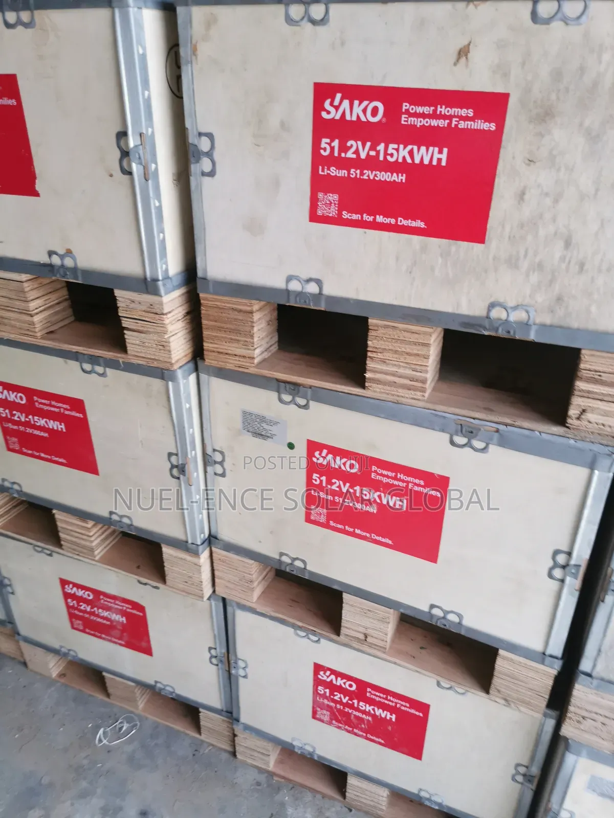 15kw Sako Lithium Batteries