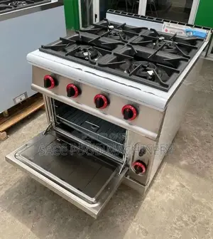 Commercial 4 Burner With Oven