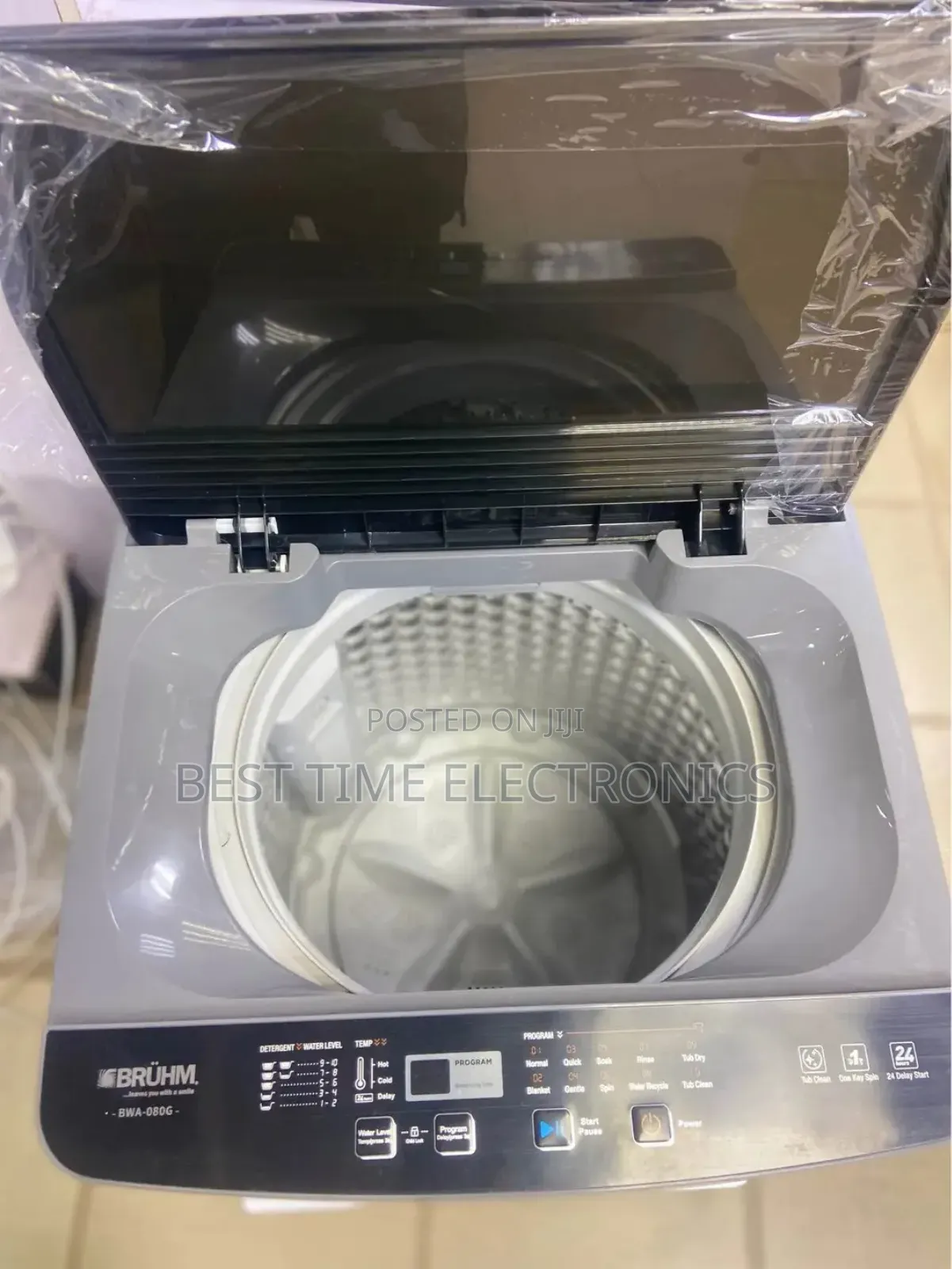 Bruhm 8kg Automatic Top Loading Washing Machine