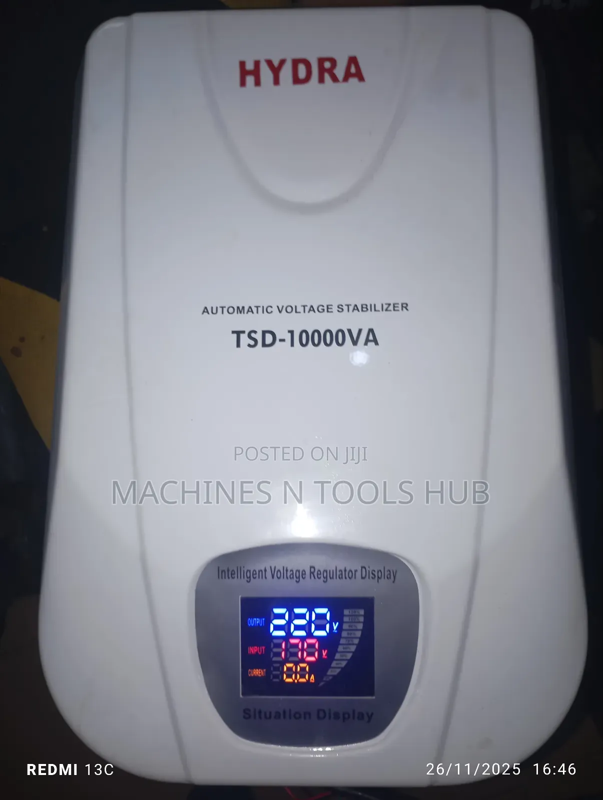Hydra Automatic Voltage Regulator Tsd-10000 Va