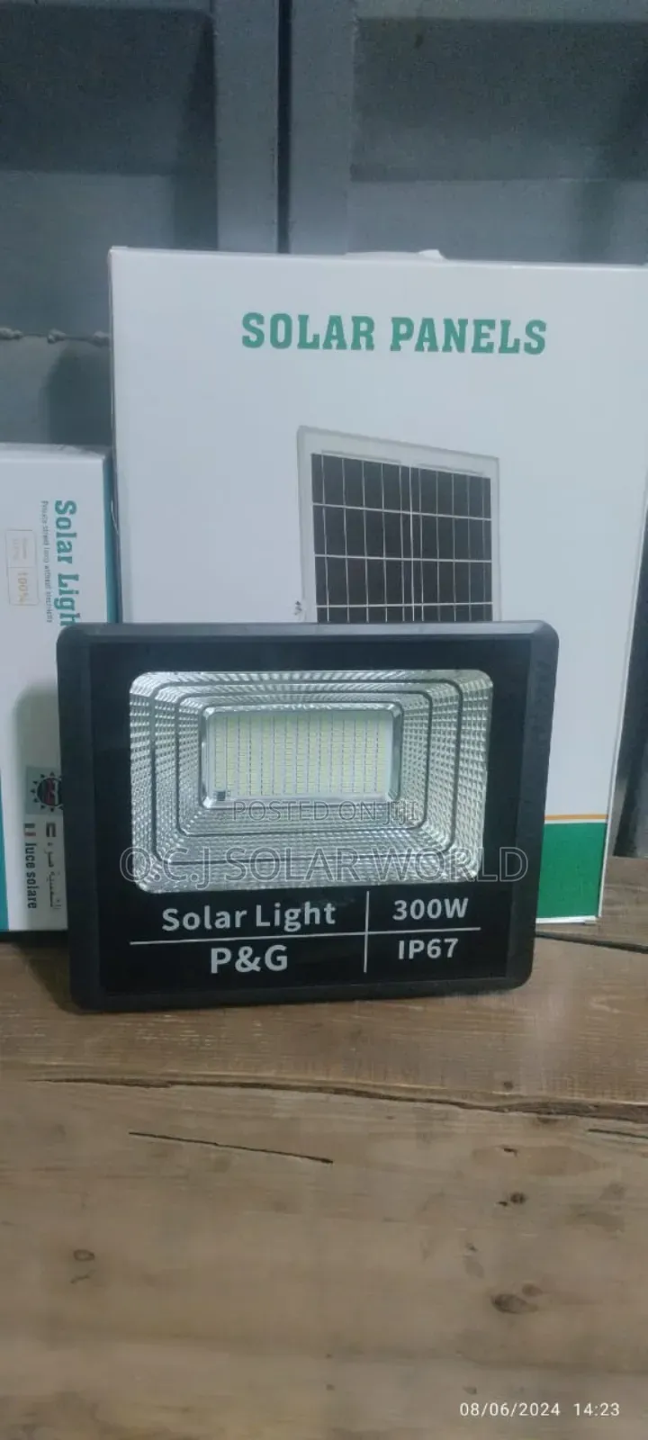 300watts Floodlight Solar